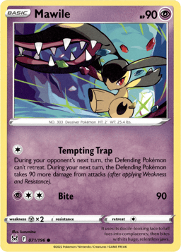 2022 Mawile #71 Lost Origin