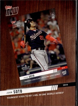 2020 Juan Soto #BTN-1 Topps Best of Now