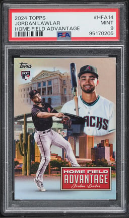 2024 Topps Home Field Advantage Jordan Lawlar ROOKIE #HFA-14 PSA 9 MINT