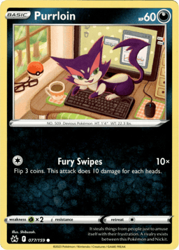 2023 Purrloin #77 Crown Zenith