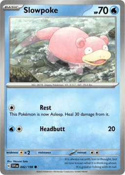 2023 Slowpoke #42 Scarlet & Violet