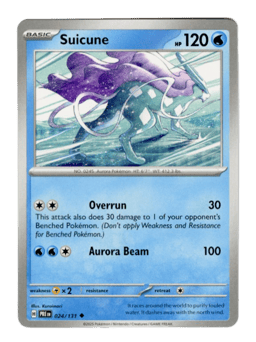 2025 Suicune #24 Prismatic Evolutions