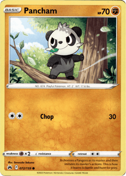 2023 Pancham #72 Crown Zenith
