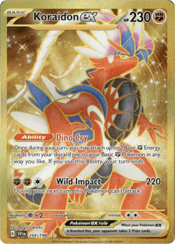 2023 Koraidon ex #254 Scarlet & Violet