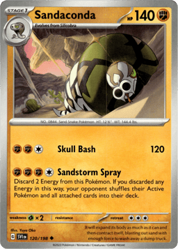 2023 Sandaconda #120 Scarlet & Violet