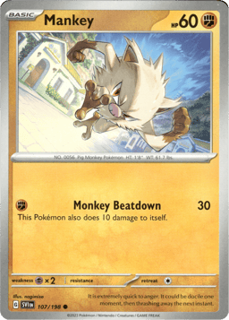 2024 Mankey #45 Paldean Fates
