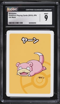 2019 Pokemon Japanese Playing Cards Old Maid Slowpoke CGC 9 MINT