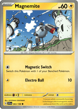 2023 Magnemite #63 Scarlet & Violet