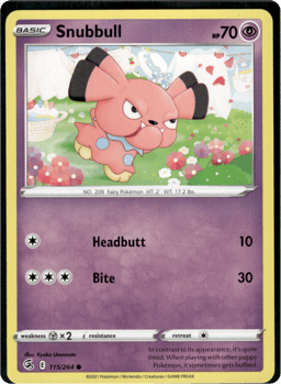 2021 Snubbull #115 Fusion Strike