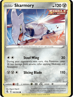 2021 Skarmory #182 Fusion Strike