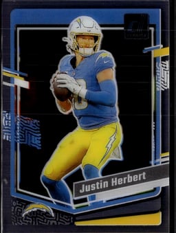 2023 Justin Herbert #29 Clearly Donruss