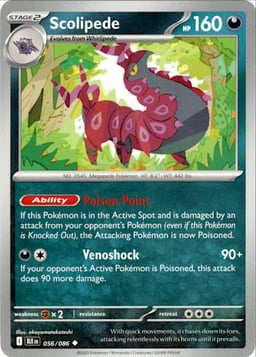 2025 Scolipede #56 Black Bolt