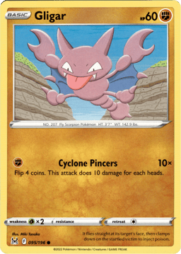 2022 Gligar #95 Lost Origin