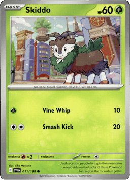 2023 Skiddo #11 Scarlet & Violet