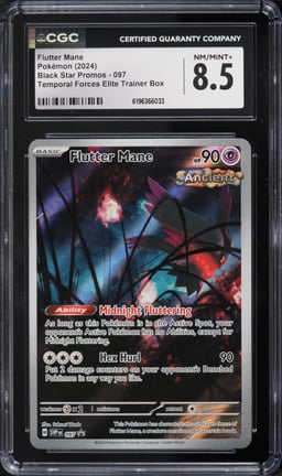 2024 Pokemon Scarlet & Violet Promo Temporal Forces ETB Alt Art Flutter Mane #97 CGC 8.5 NM-MT+