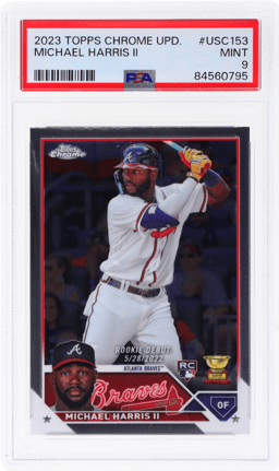 2023 Topps Chrome Update Michael Harris II #USC153 PSA 9