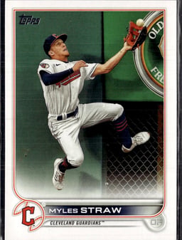 2022 Myles Straw #654 Topps