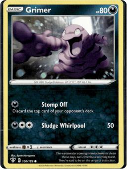 2020 Grimer #100 Darkness Ablaze