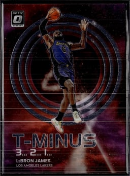 2022 LeBron James #15 Donruss Optic T Minus 3 2 1
