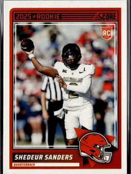 2025 Shedeur Sanders #15 Score