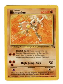 1999 Hitmonlee #22 Fossil Unlimited