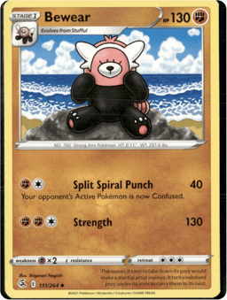 2021 Bewear #151 Fusion Strike