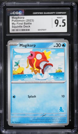 2023 Pokemon Scarlet & Violet My First Battle Squirtle Deck Magikarp CGC 9.5 MINT+