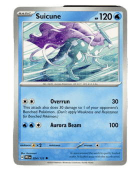 2025 Suicune #24 Prismatic Evolutions