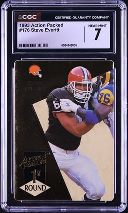 1993 Action Packed Steve Everitt #176 CGC 7 NRMT