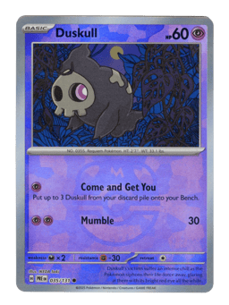 2025 Duskull  (Master Ball) #35 Prismatic Evolutions