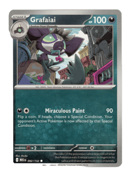 2025 Grafaiai #92 Mega Evolution
