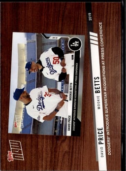 2020 David Price #BTN-10 Topps Now
