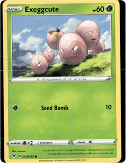 2020 Exeggcute #4 Vivid Voltage