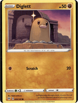 2020 Diglett #84 Darkness Ablaze