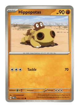 2025 Hippopotas #52 Prismatic Evolutions