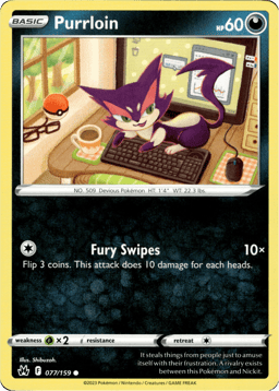 2023 Purrloin #77 Crown Zenith