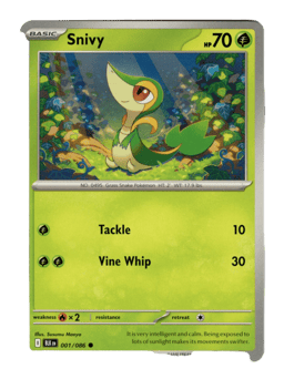 2025 Snivy #1 Black Bolt