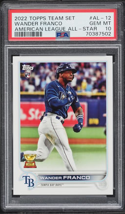 2022 Topps Team Set American League All-Star Wander Franco ROOKIE PSA 10 GEM MINT