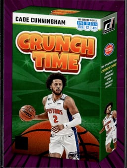 2023 Cade Cunningham #12 Donruss Crunch Time