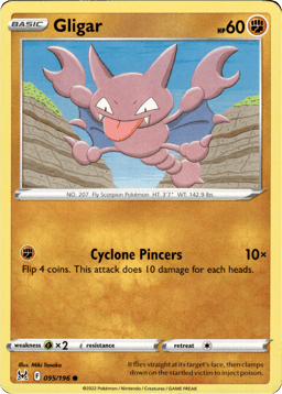2022 Gligar #95 Lost Origin