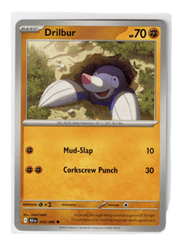 2025 Drilbur #45 Black Bolt