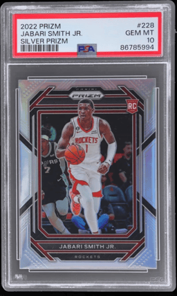 2022 Panini Prizm Silver Prizm Jabari Smith Jr. #228 PSA 10