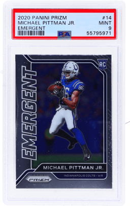 2020 Panini Prizm Emergent Michael Pittman Jr. #14 PSA 9