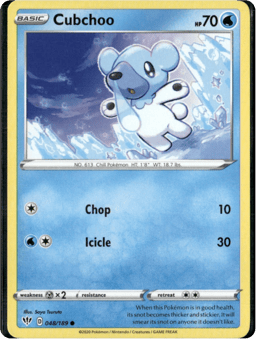 2020 Cubchoo #48 Darkness Ablaze