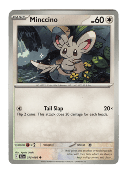 2025 Minccino #75 Black Bolt