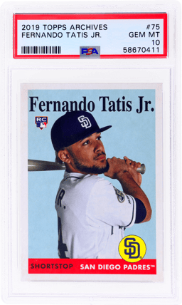 2019 Topps Archives Fernando Tatis Jr. #75 PSA 10