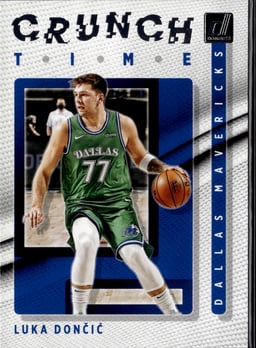 2021 Luka Dončić #5 Donruss Crunch Time
