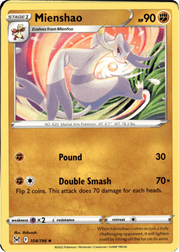 2022 Mienshao #104 Lost Origin