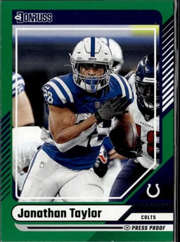 2024 Jonathan Taylor #41 Press Proof