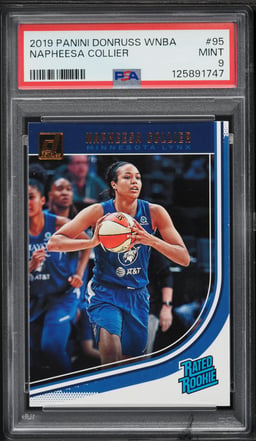 2019 Donruss WNBA Napheesa Collier ROOKIE #95 PSA 9 MINT